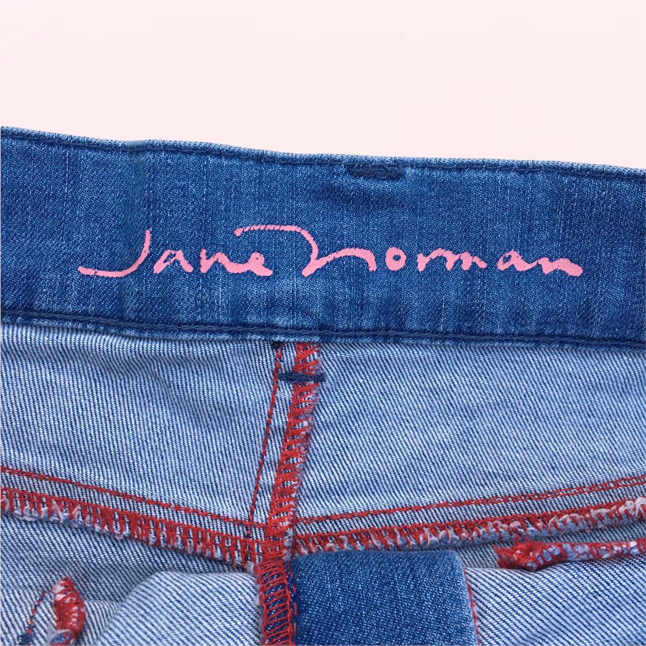 Super cute y2k jane norman denim mini skirt Size... Depop