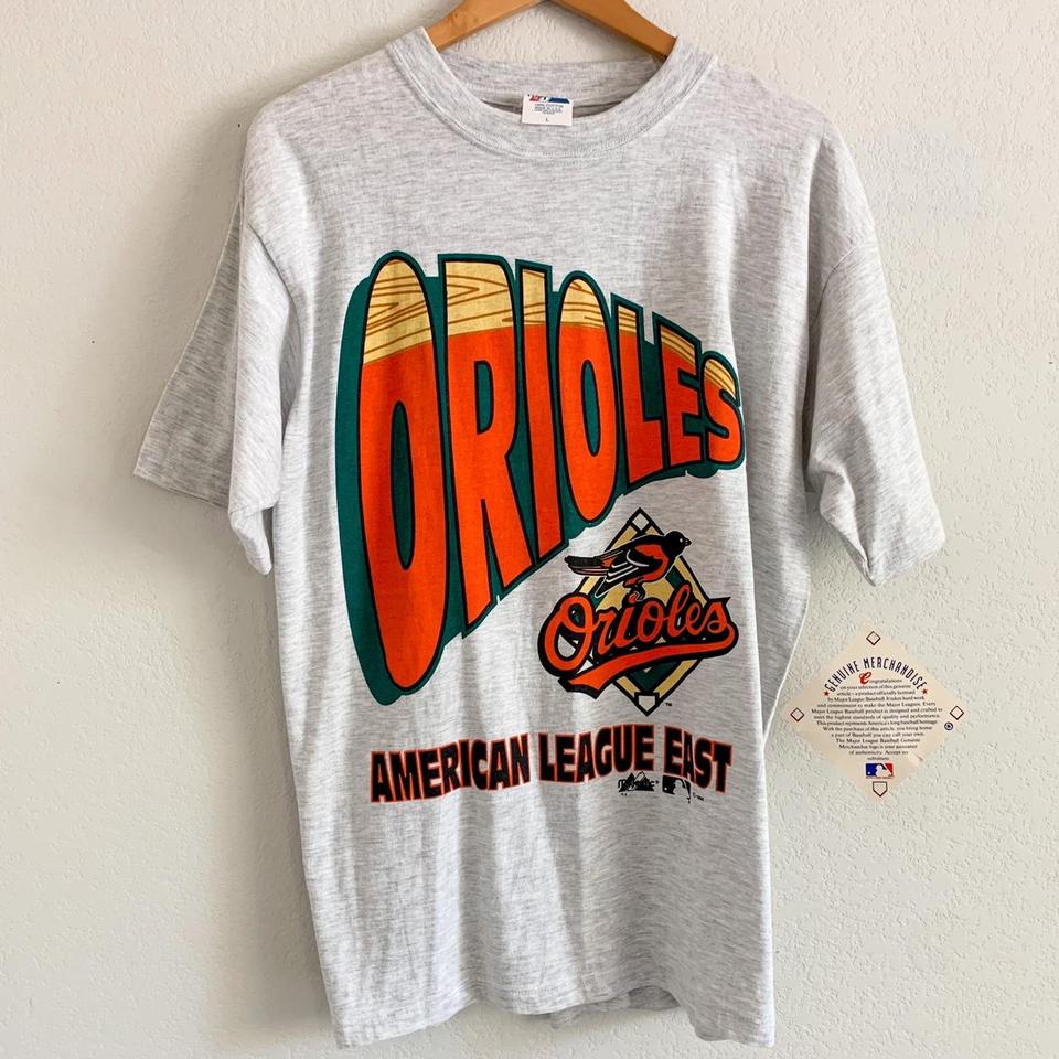 Vintage Baltimore Orioles MLB XL Casual T-Shirt 1991 - Depop