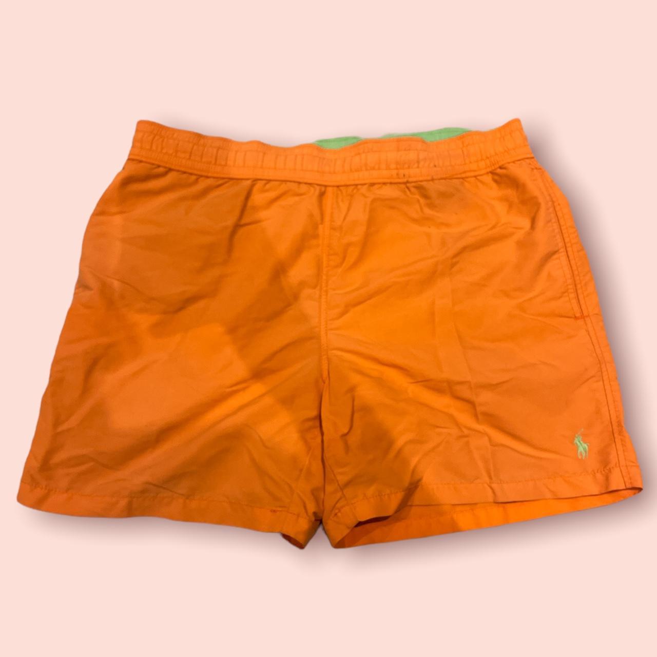 Orange Polo Ralph Lauren swimming trunks Great... - Depop