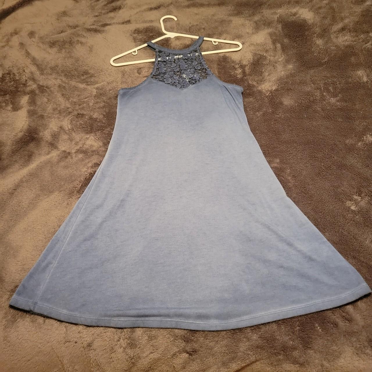 Forever 21 Women's Navy and Blue Dress (2)