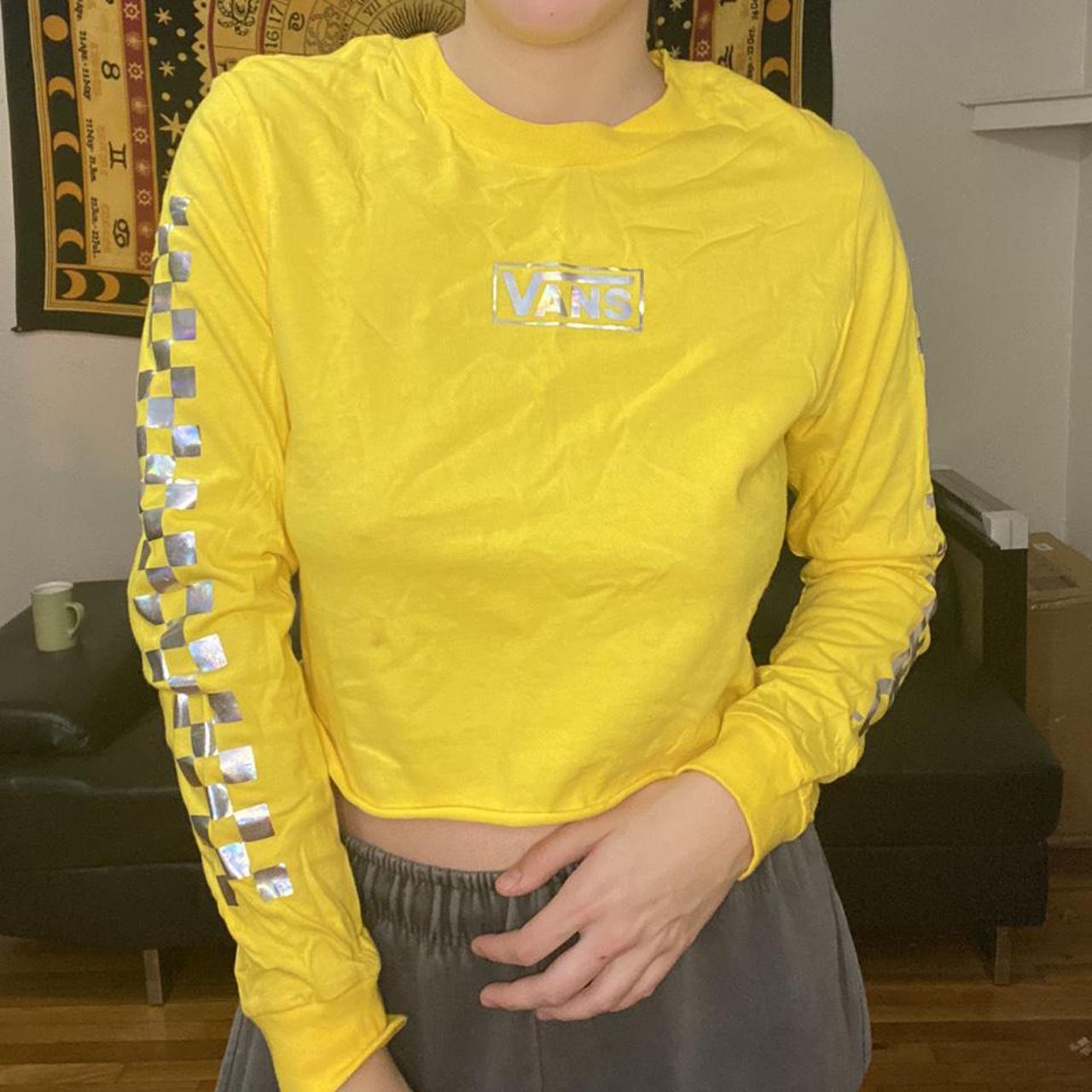 vans long sleeve yellow