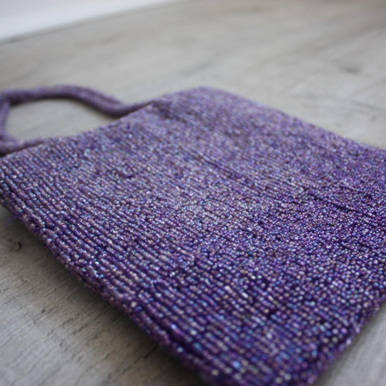 Adorable lilac beaded y2k mini bag. Super cute. Has... - Depop