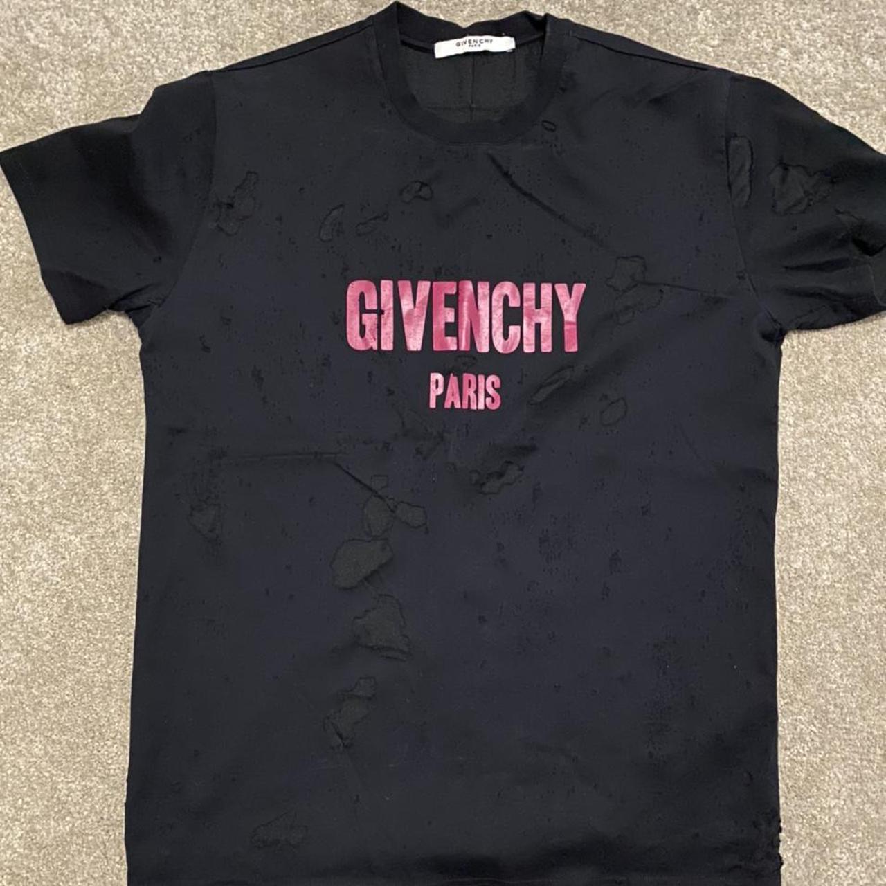 Givenchy ripped discount t shirt