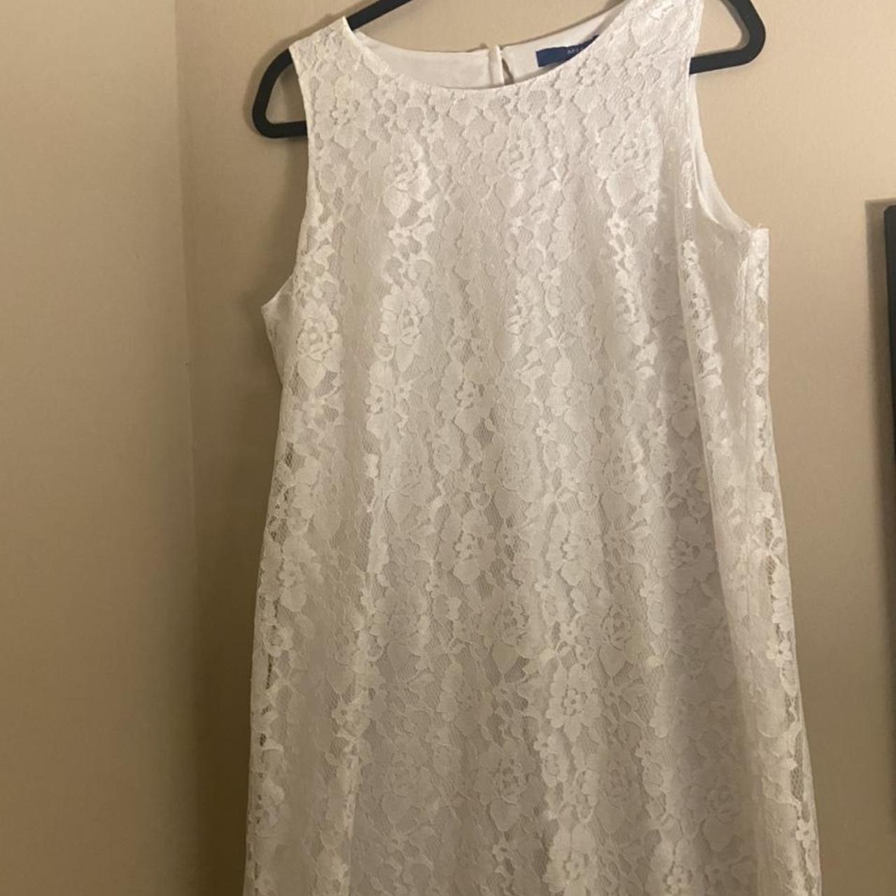 The perfect white graduation dress, white lace and... - Depop