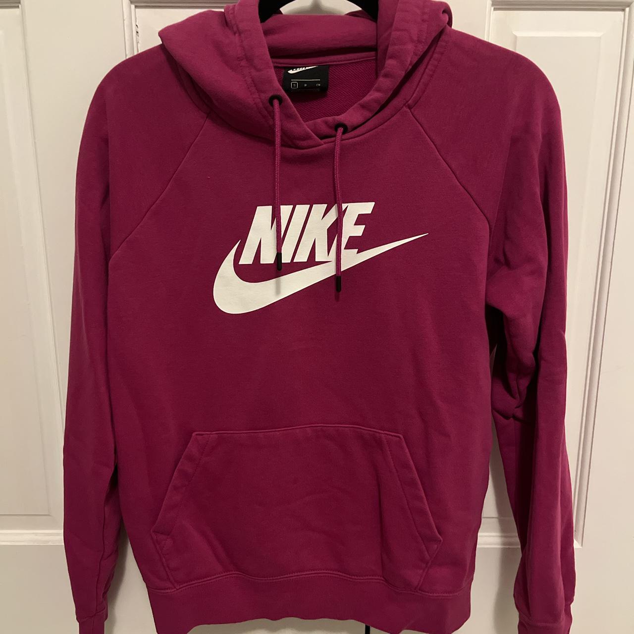 magenta nike hoodie