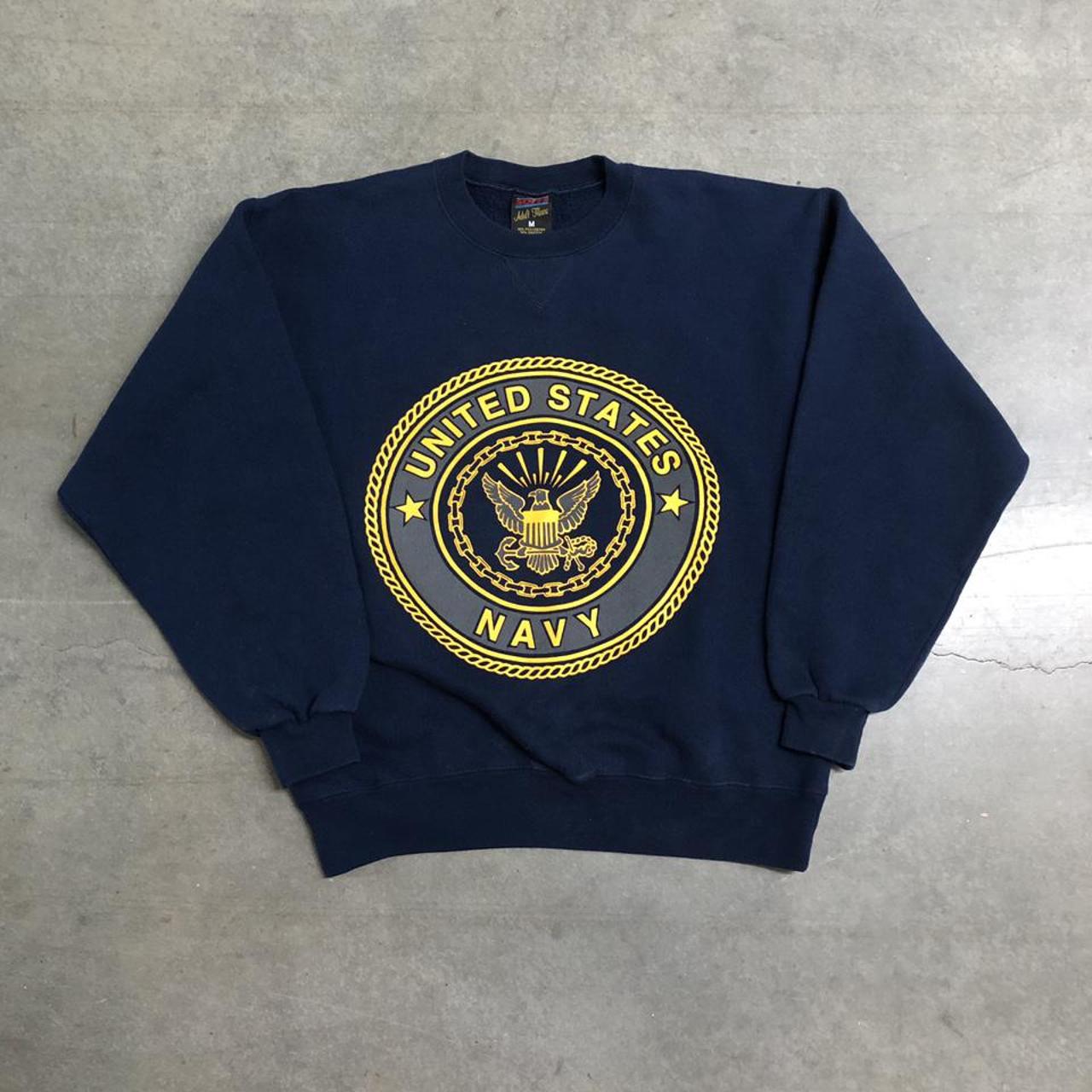 Vintage 90’s US Navy Training 3M Sweatshirt Adult... - Depop