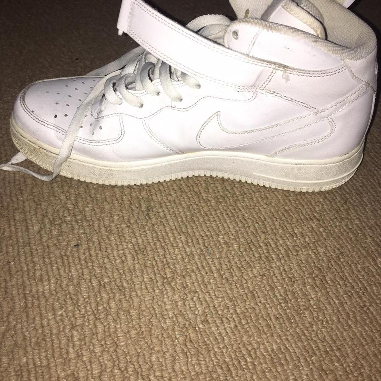 white high top air force ones junior