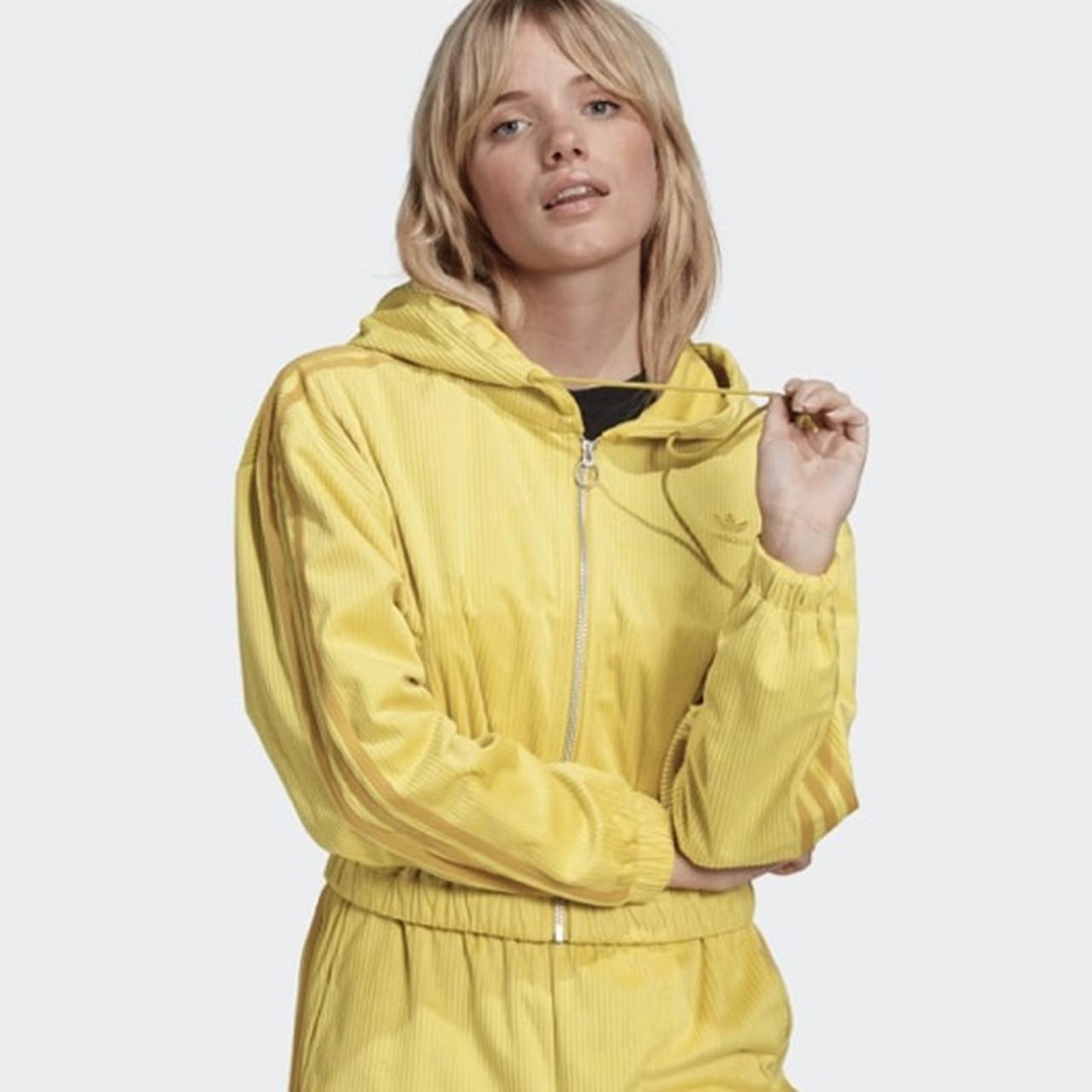 Adidas yellow jacket outlet women's