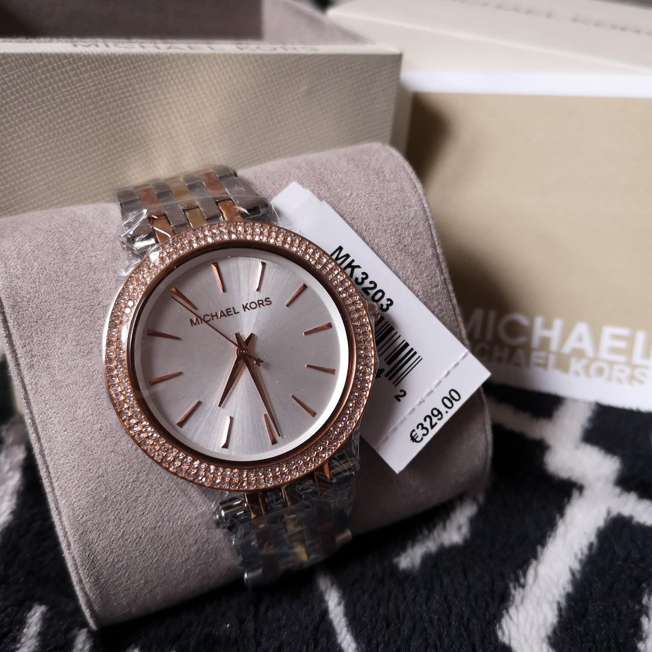 Buy online Michael Kors Analog Silver Dial Women's Watch - Mk3203 from  watches for Women by Michael Kors for ₹14995 at 0% off | 2024 Limeroad.com