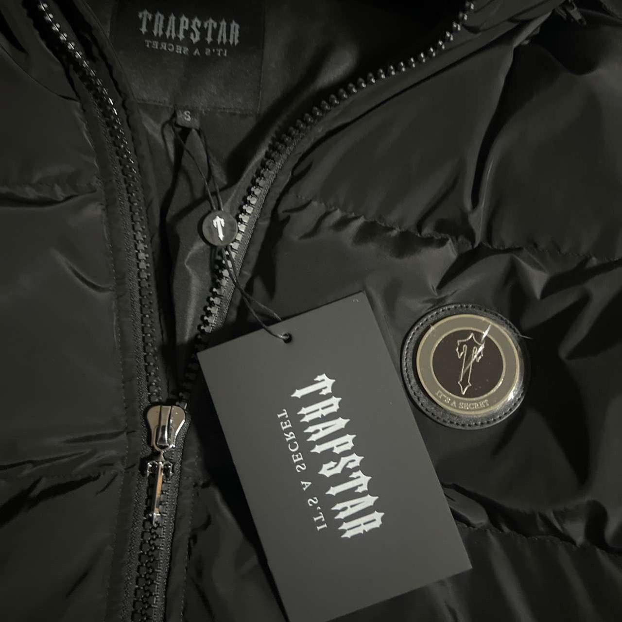 TRAPSTAR Limited Edition Blacked out Jacket Size... - Depop