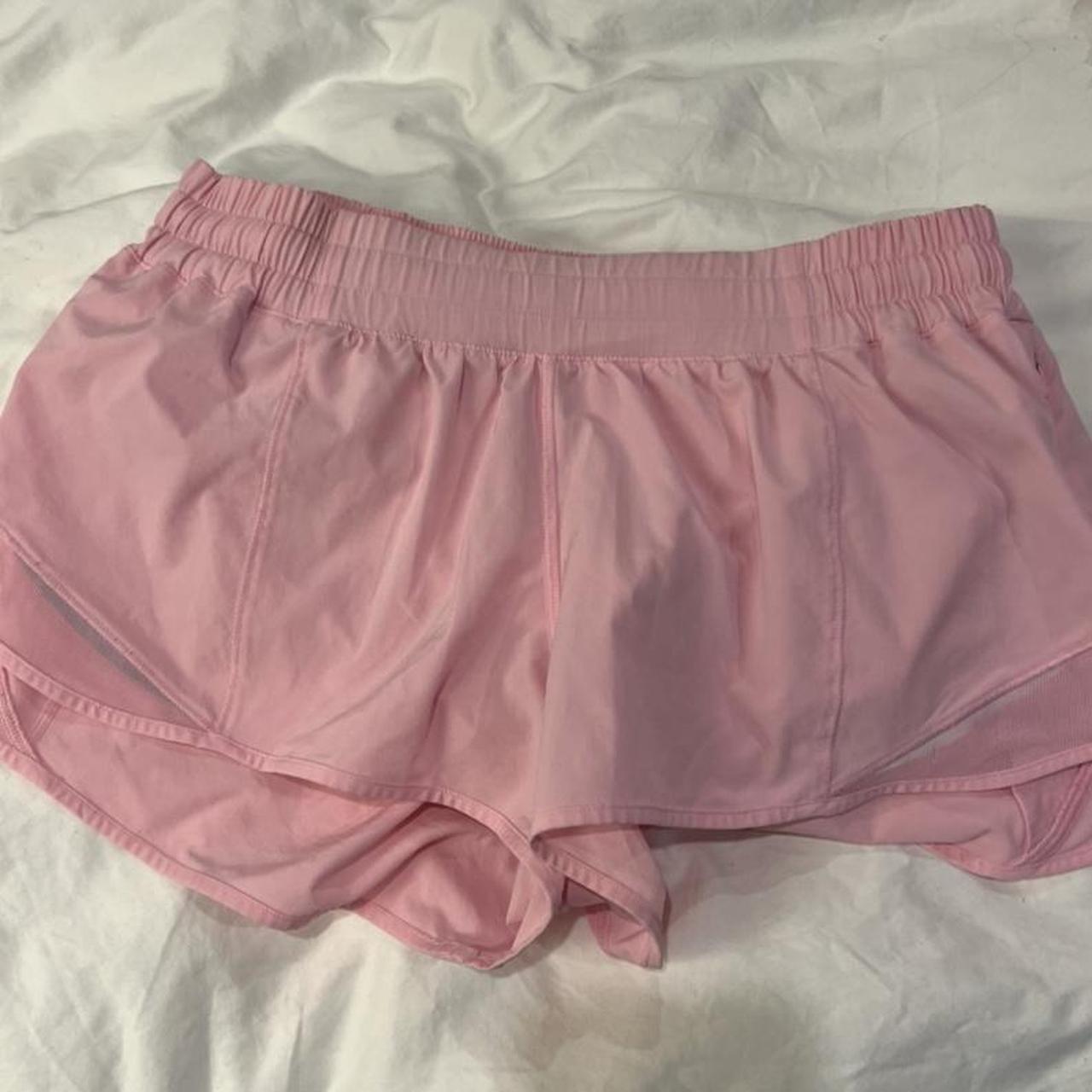 Lululemon hotty hot shorts size 2 rare pinkish red - Depop