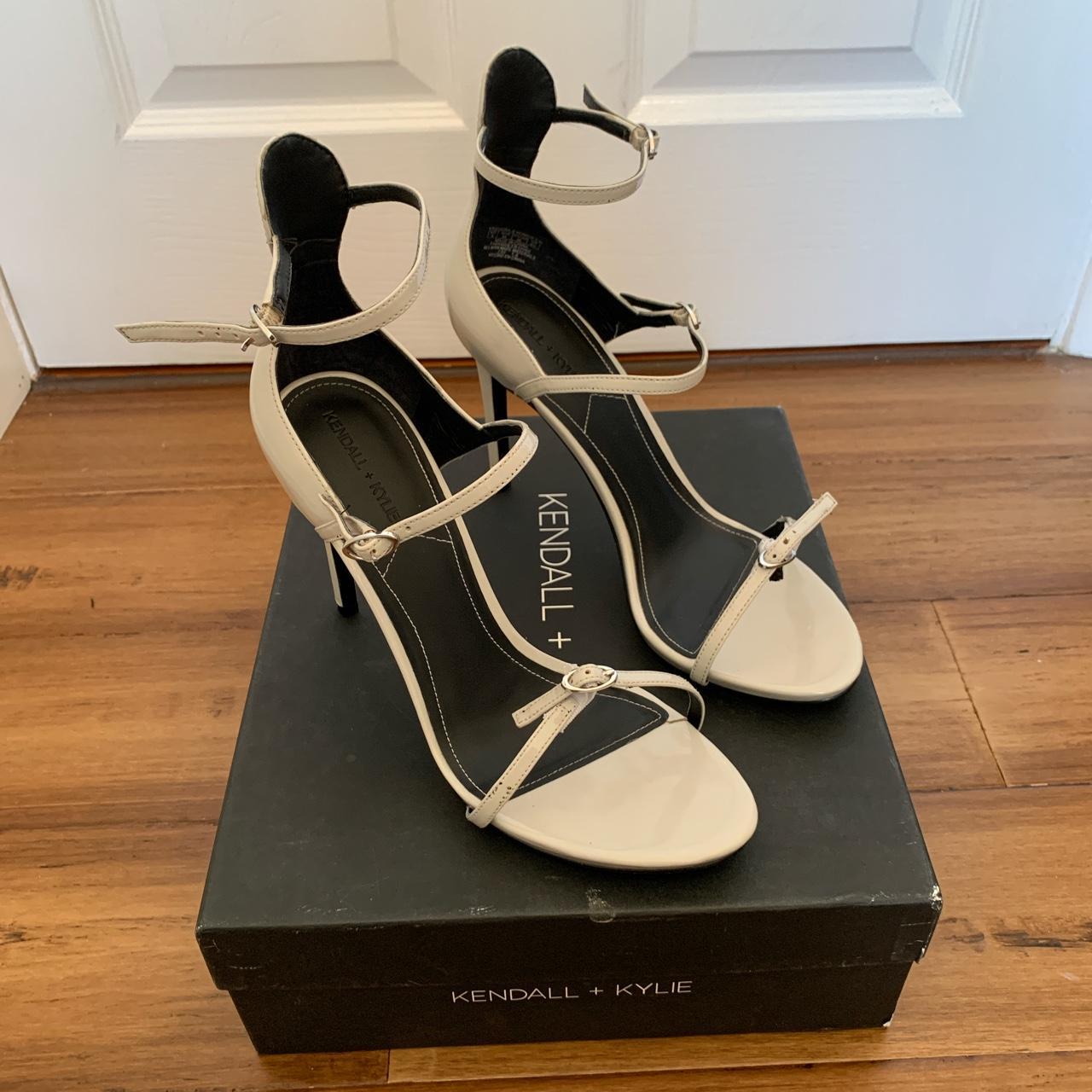 Kendall and Kylie Grey sandal heels Strap loose Depop