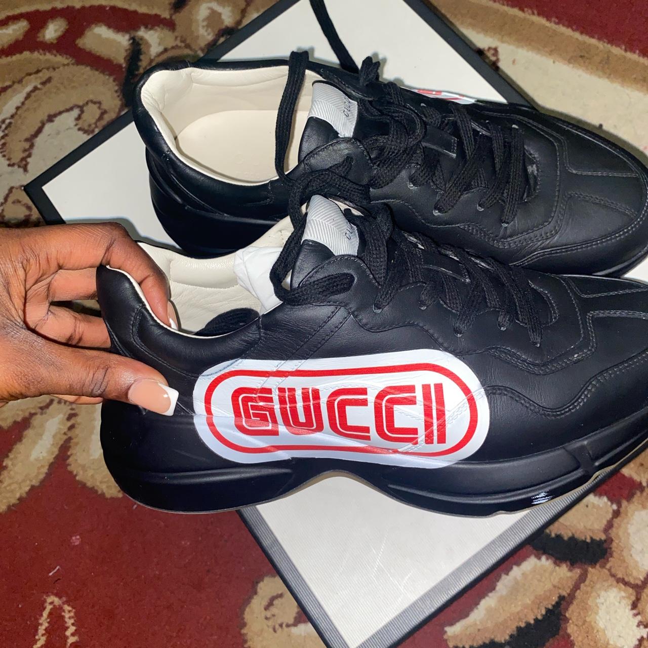 Gucci Rhyton Apollo Black Brand... - Depop