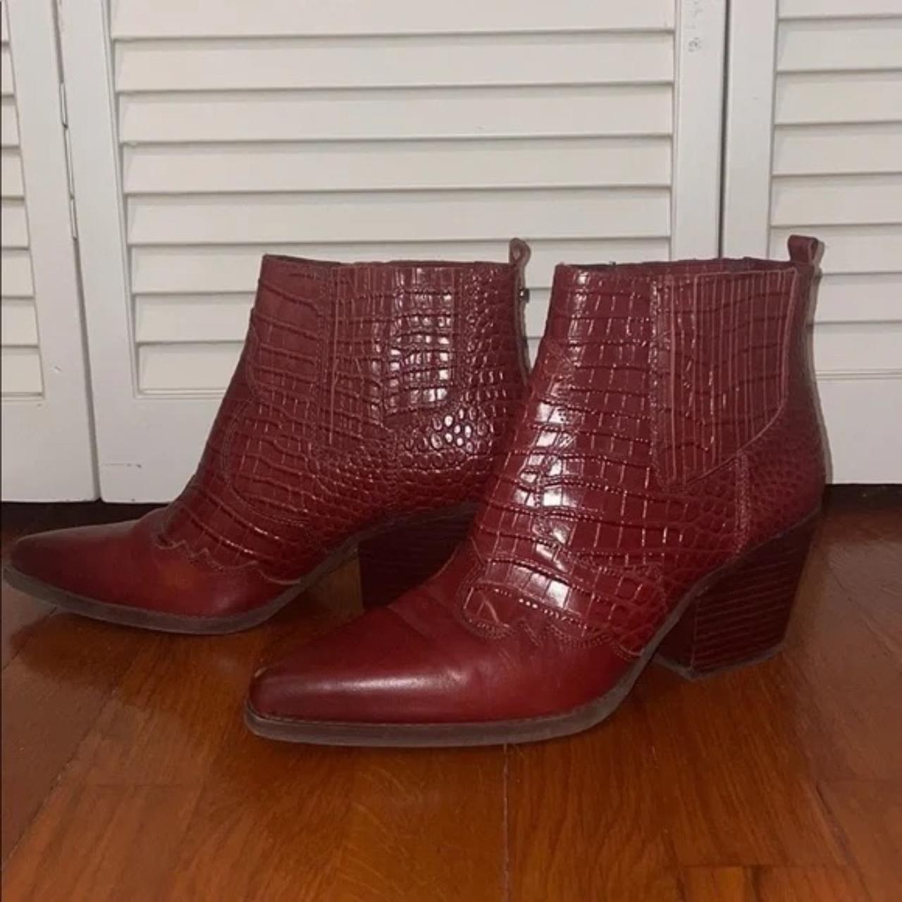 sam edelman red cowboy boots