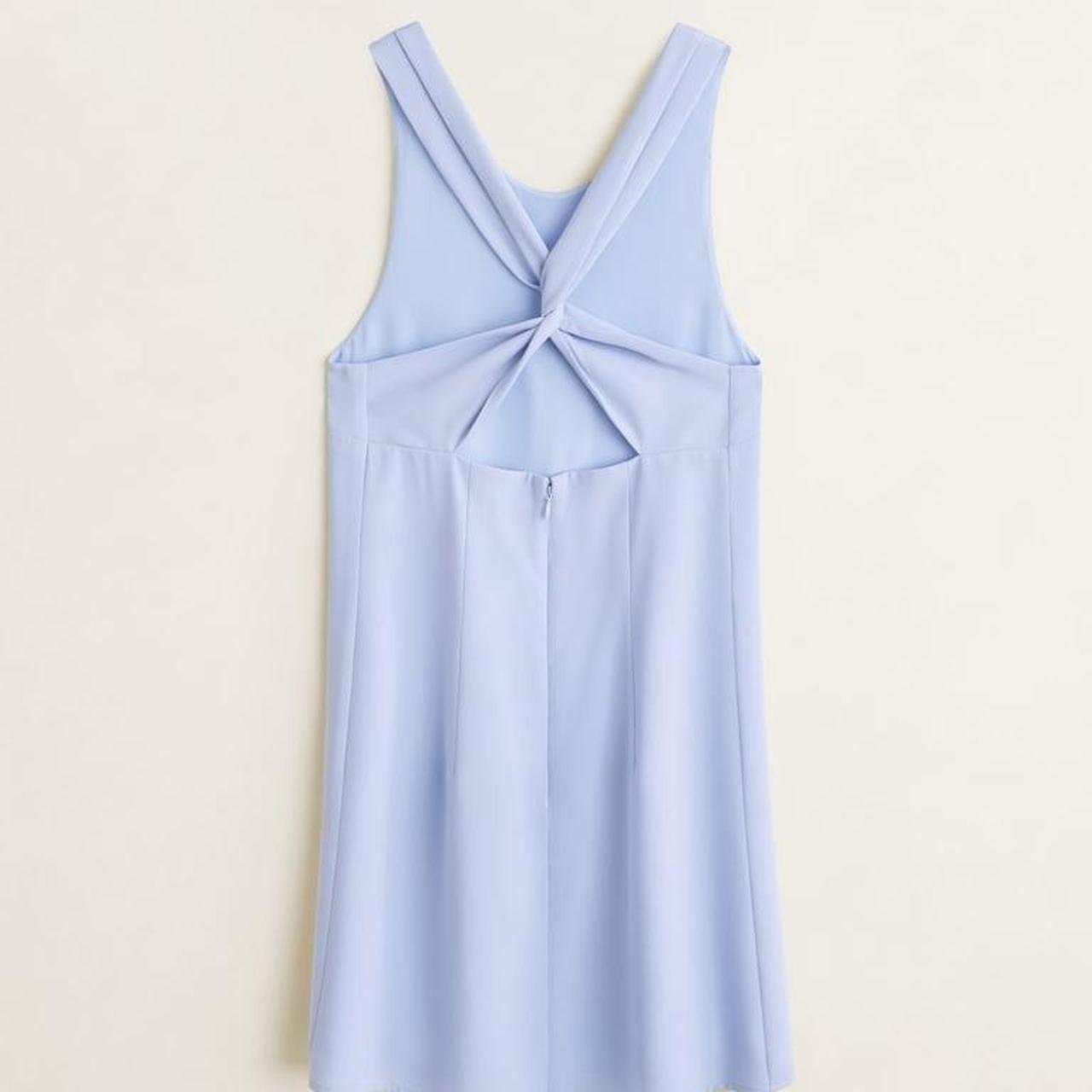 mango wrap back dress