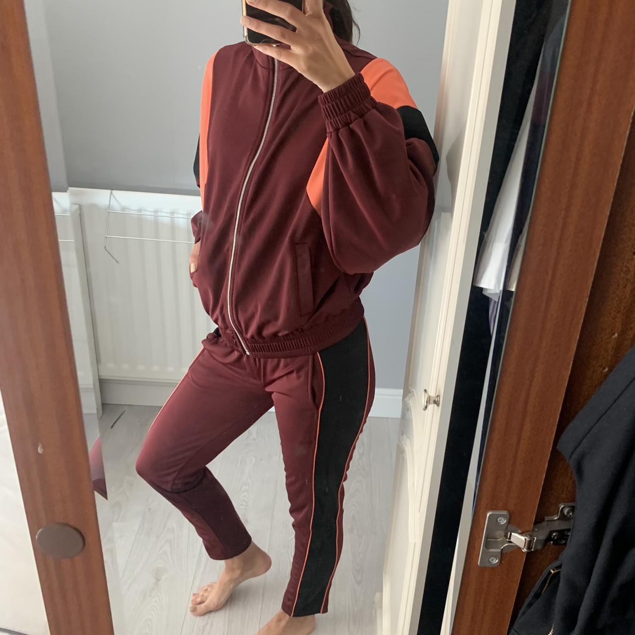 Bershka Tracksuit size small Top and bottom I’m a... - Depop