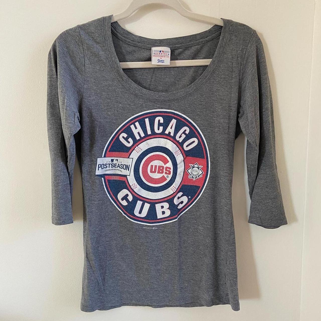 Campus Lifestyle, Tops, Chicago Cubs Mlb V Neck T Shirt Sz M