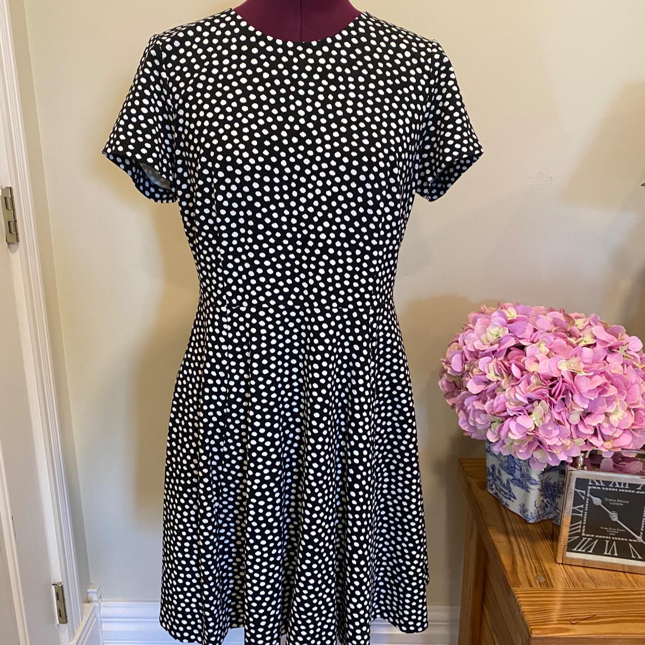 Kate Spade New York Women's Black and White Dress | Depop