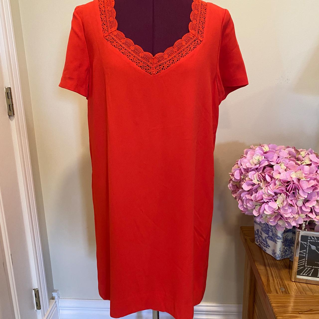 Sezane red clearance dress