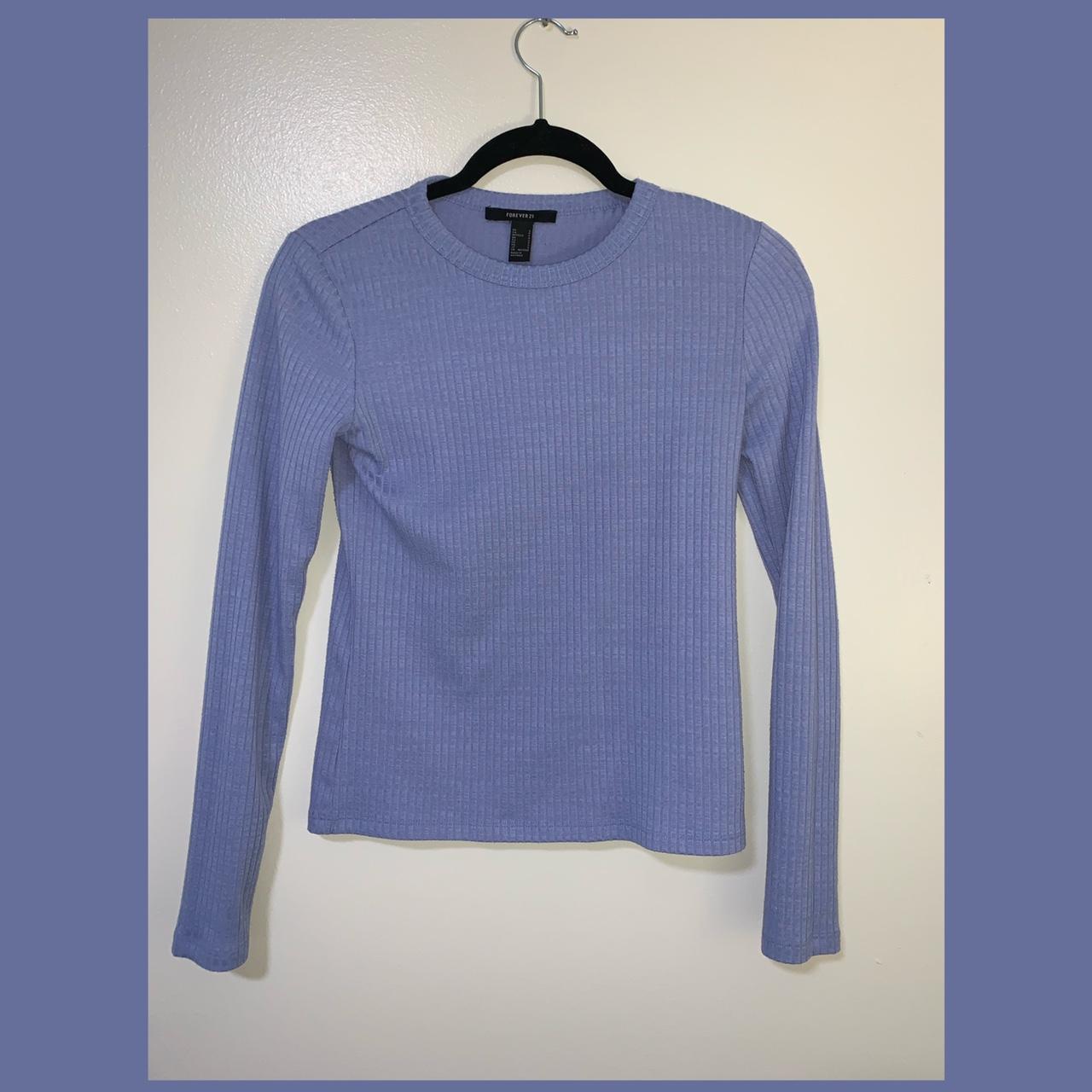 Periwinkle blue long sleeve ! Only wore a couple... - Depop