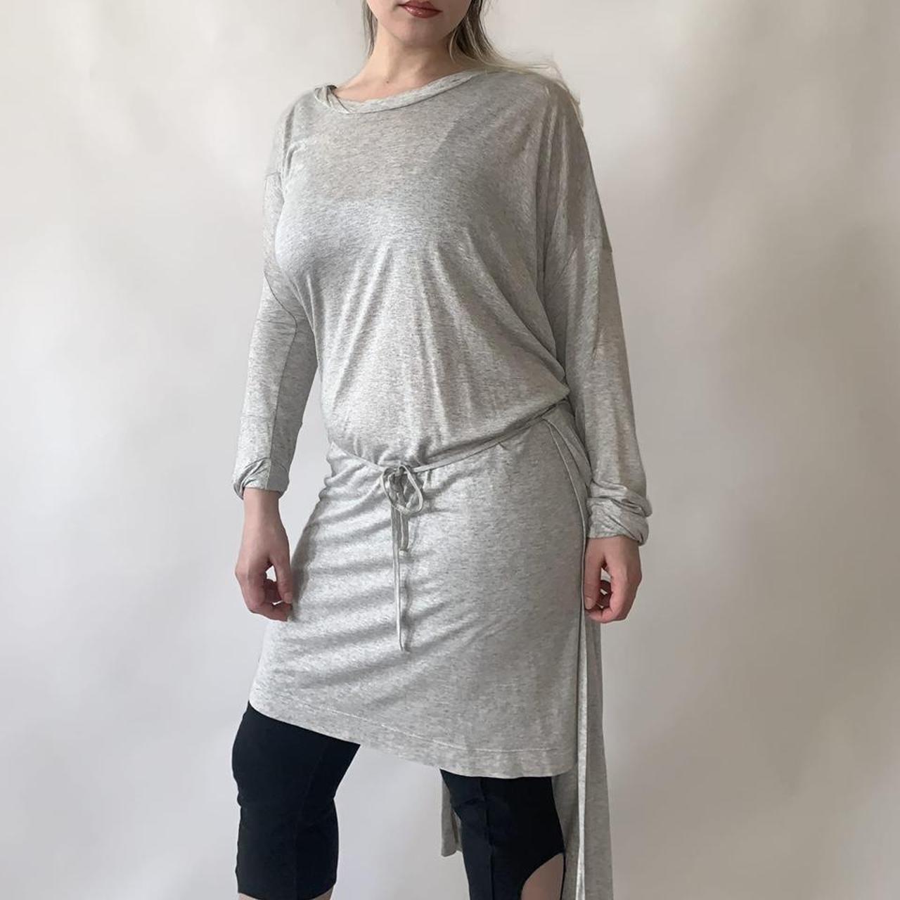 Irregular gray draping Toga dress by Vivienne... - Depop