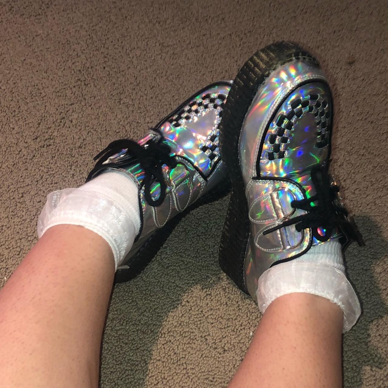 Fashion Thirsty brand holographic creepers... Depop
