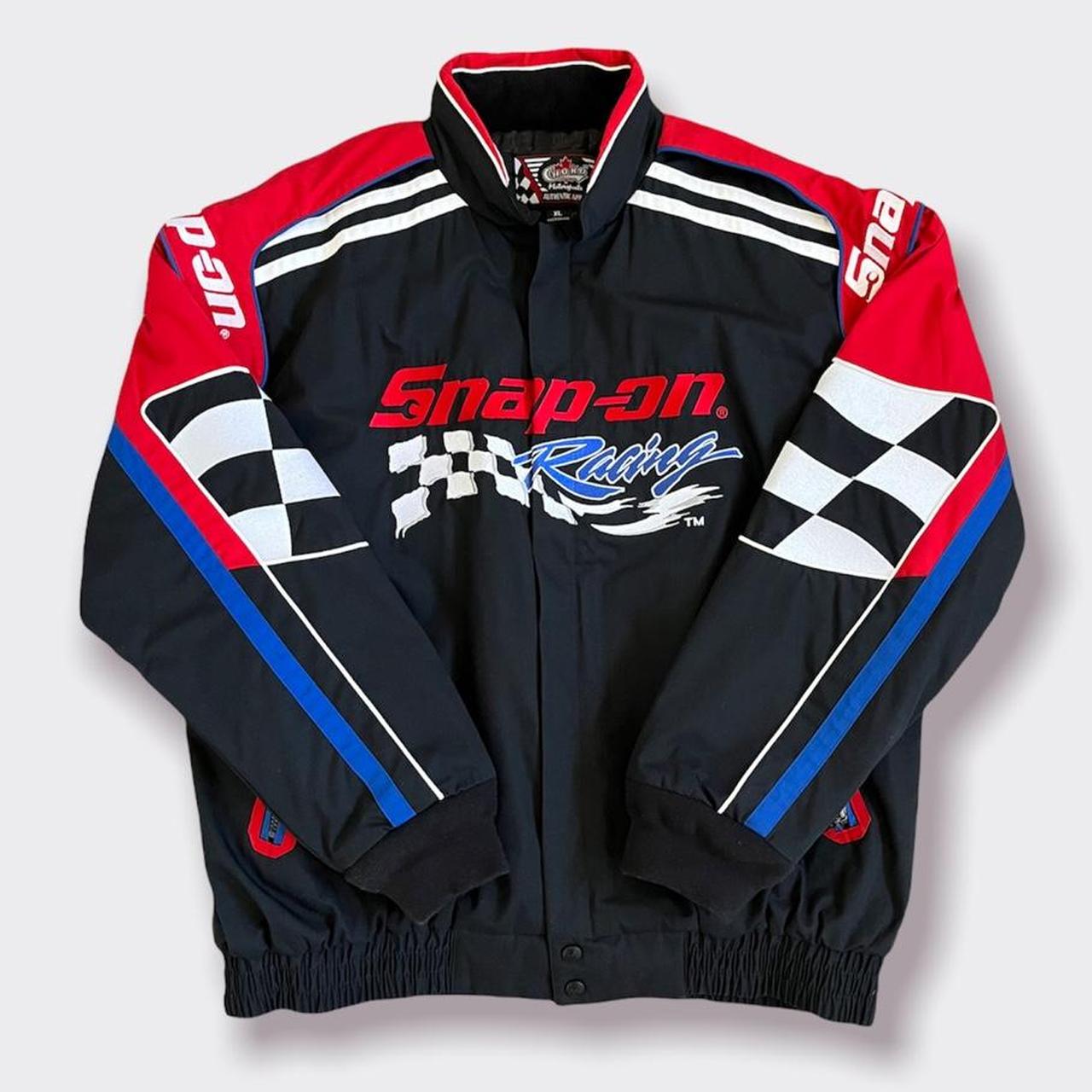 snap on racing coat