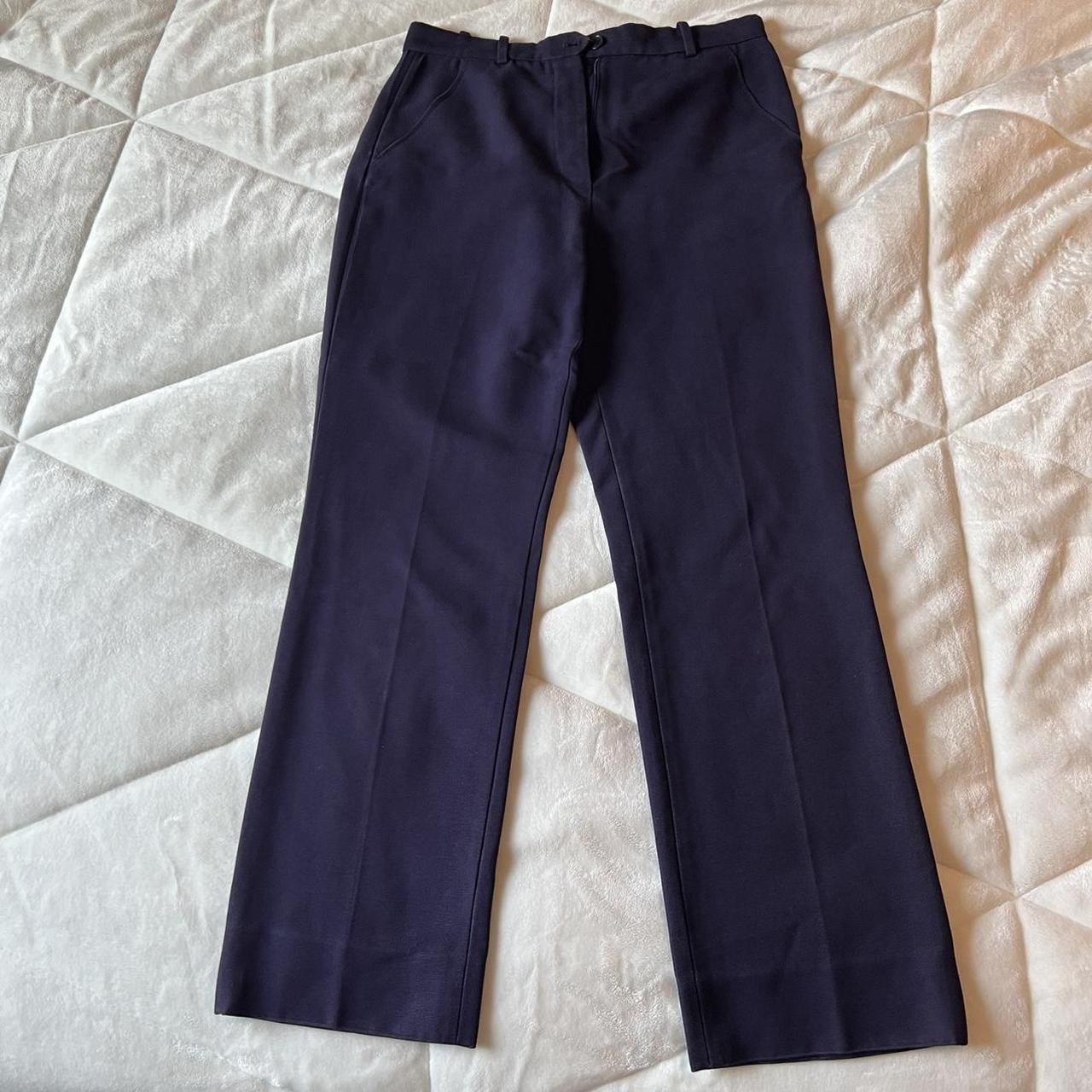 Hermès Straight Leg Cropped Pants Size XS, US 2,... - Depop