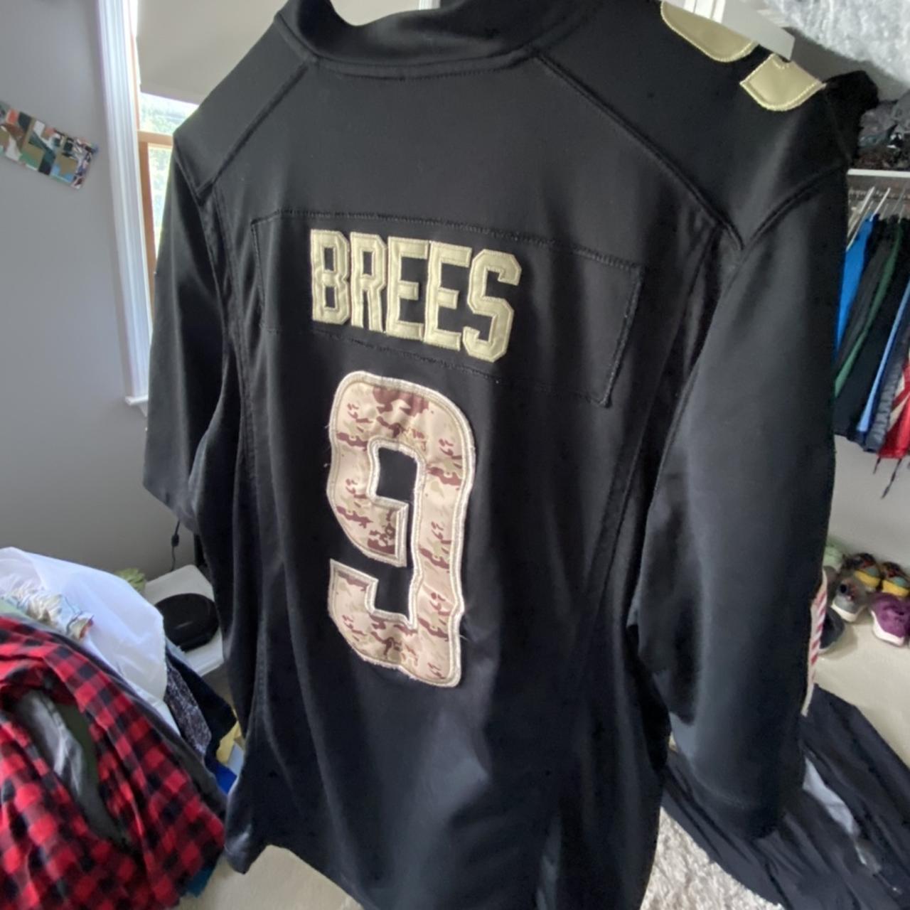 Nike, Shirts & Tops, New Orleans Saints Salute To Service Drew Brees  Jersey