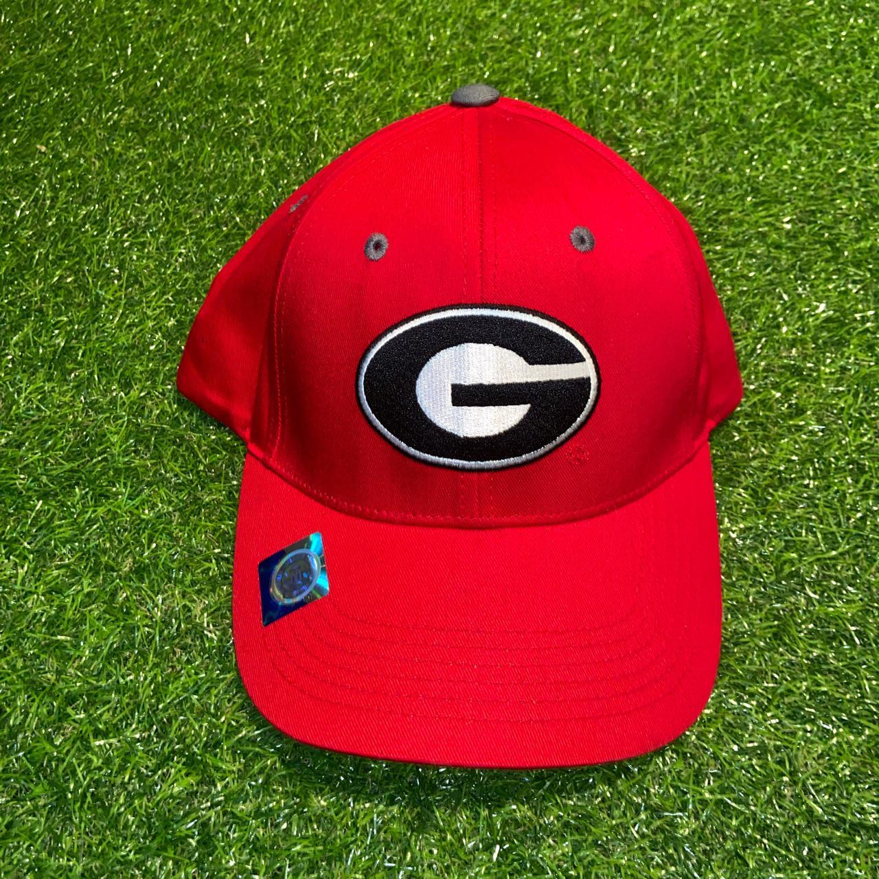 UGA Georgia Bulldogs Dawgs Patch Baseball Cap Hat... - Depop