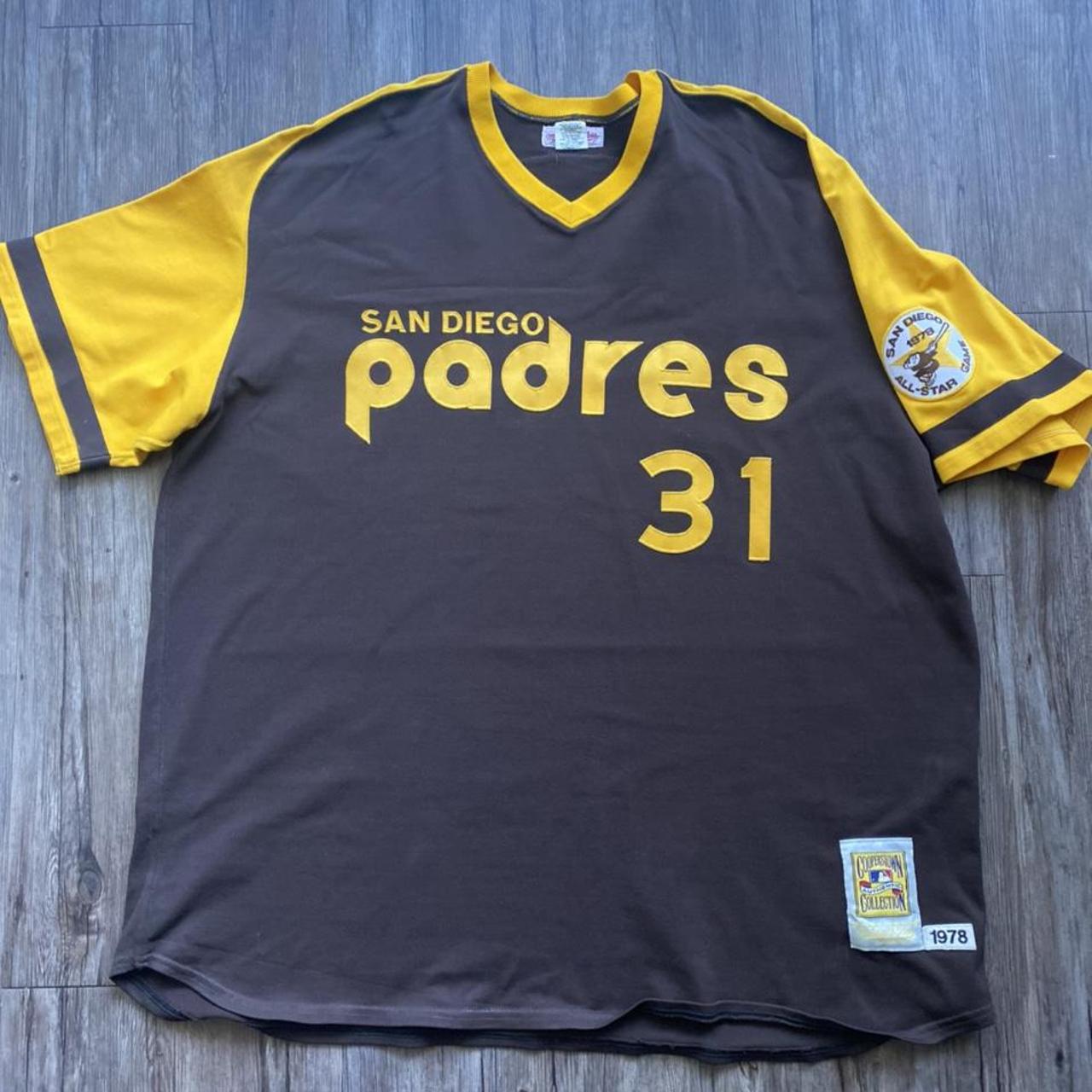 Throwback padres 78 all stars jersey embroidered - Depop