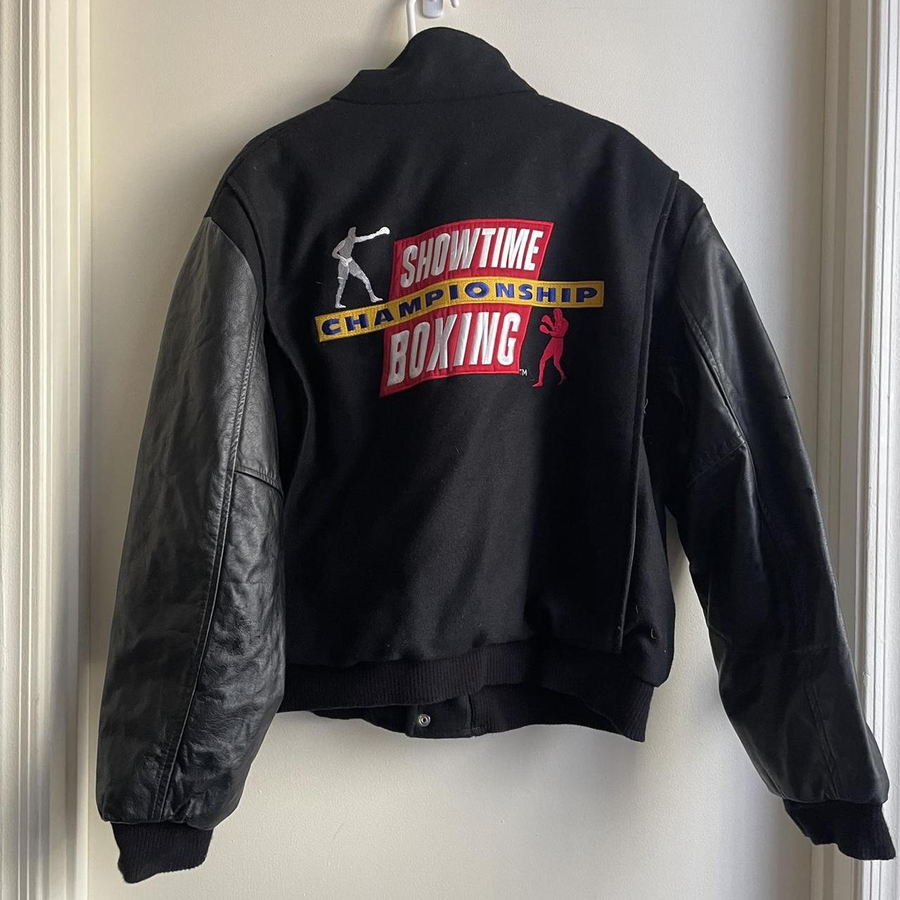 Vintage Showtime Boxing Leather Jacket Men’s Extra... Depop