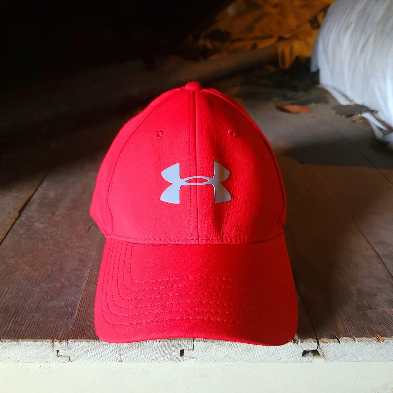 Red and gray Under Armour Golfer/ golf hat with
