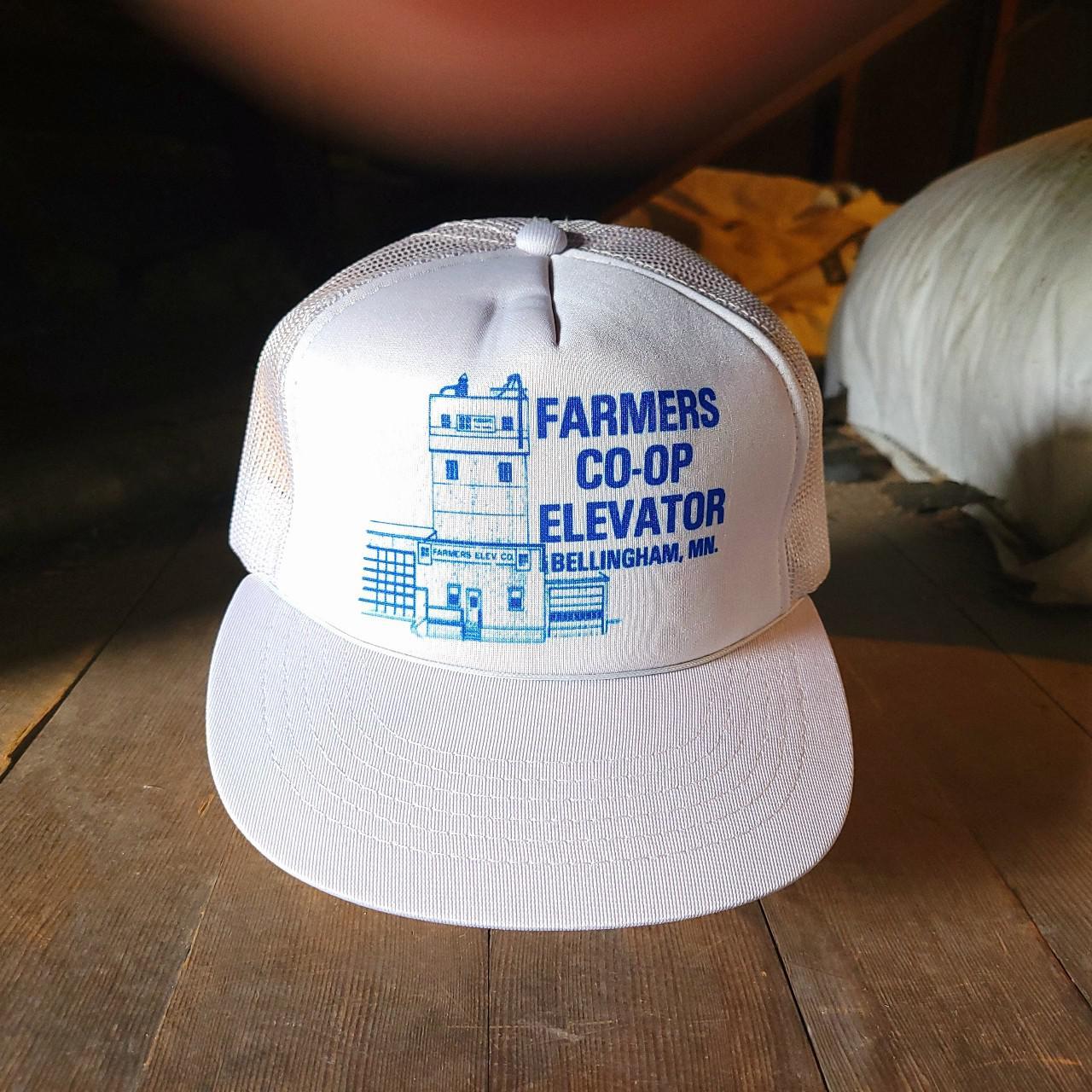 Farmers CoOp Elevator Bellingham MN gray and blue... Depop