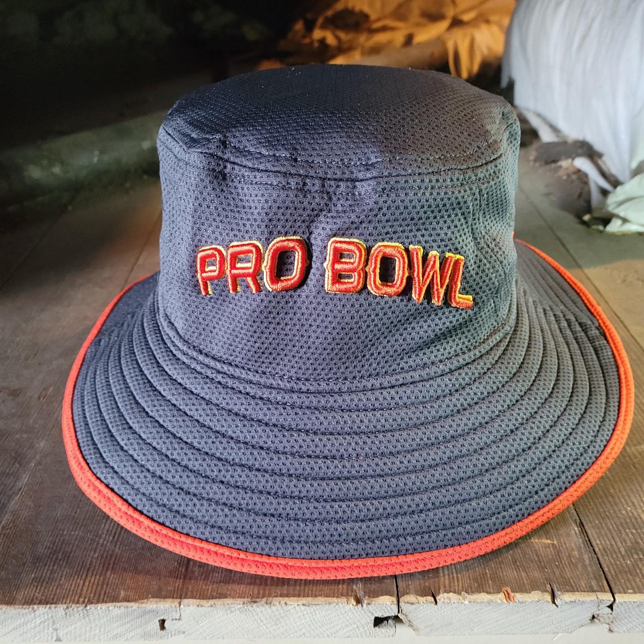 2000s era New Era Gray and Orange NFL Pro Bowl - Depop