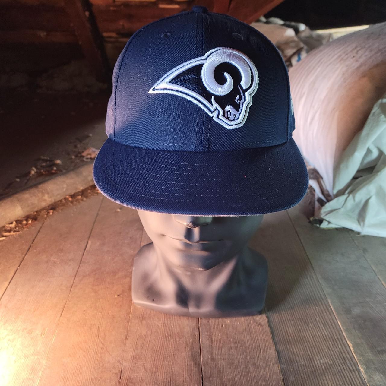 NFL New Era LA Rams blue & gray sports hat, Child - Depop