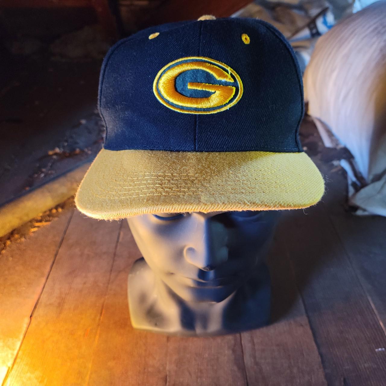 Green Bay Packers Hat Cap Strap Back Mens NFL Football Green Yellow