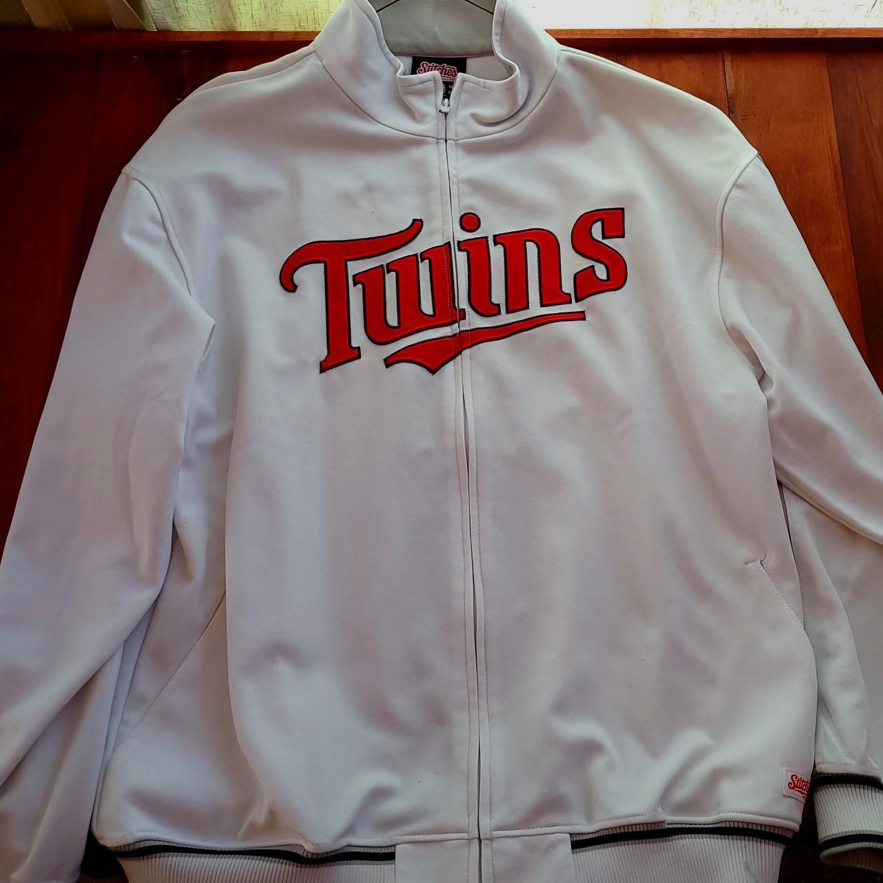 Minnesota Twins Nike Sewn Button up MLB Baseball Jersey Mens L 