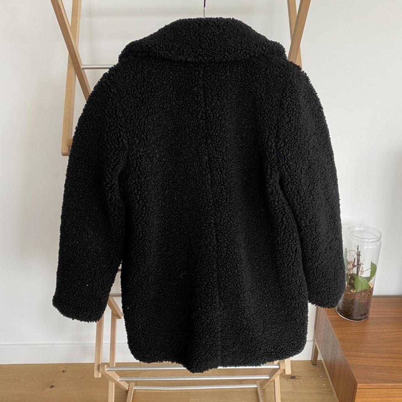 Miss selfridge hotsell black teddy coat