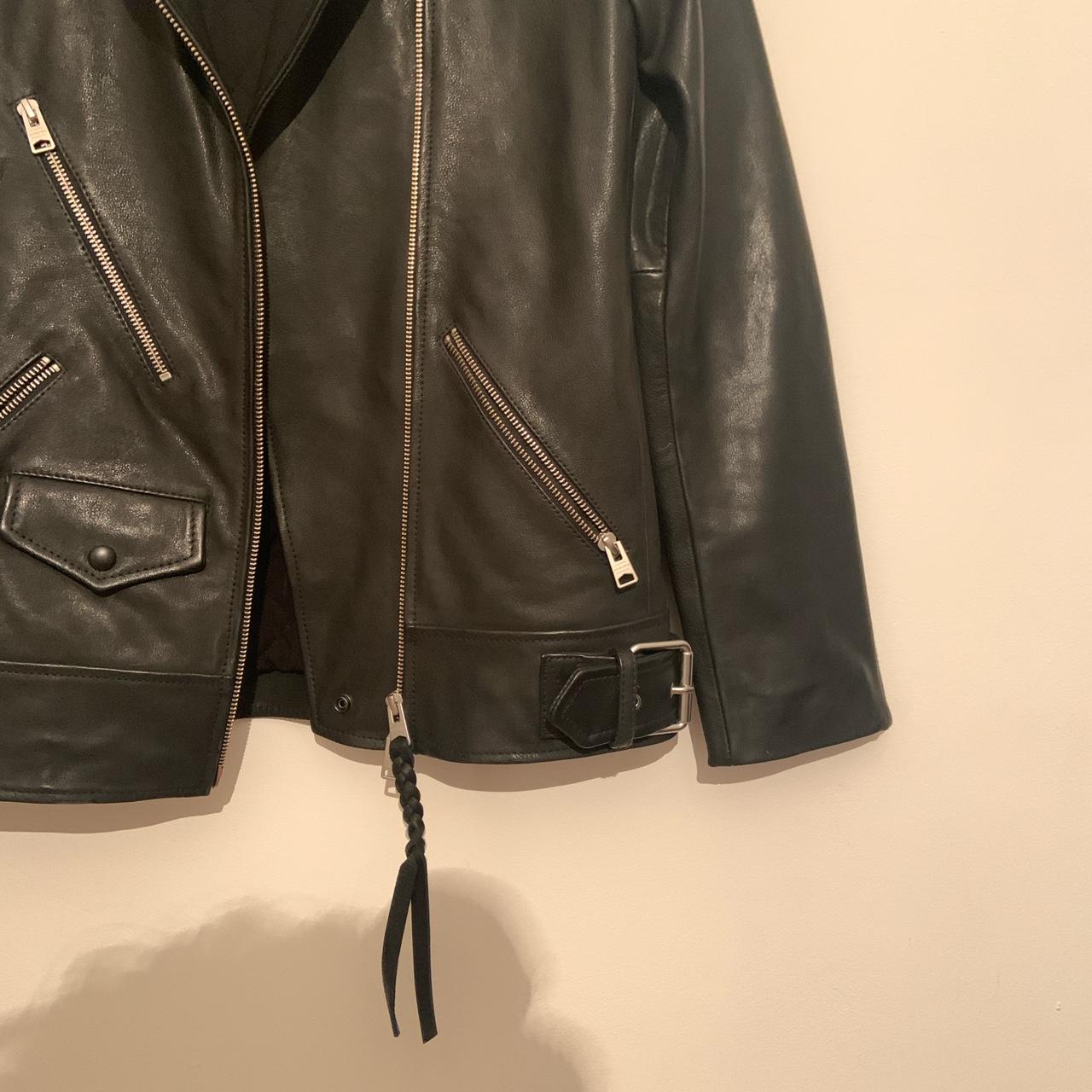 Allsaints wade leather on sale jacket