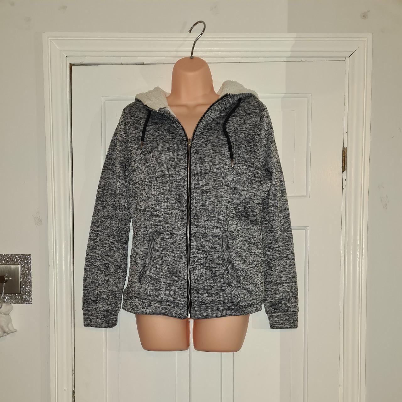 Primark Women's Grey and White Jacket Depop