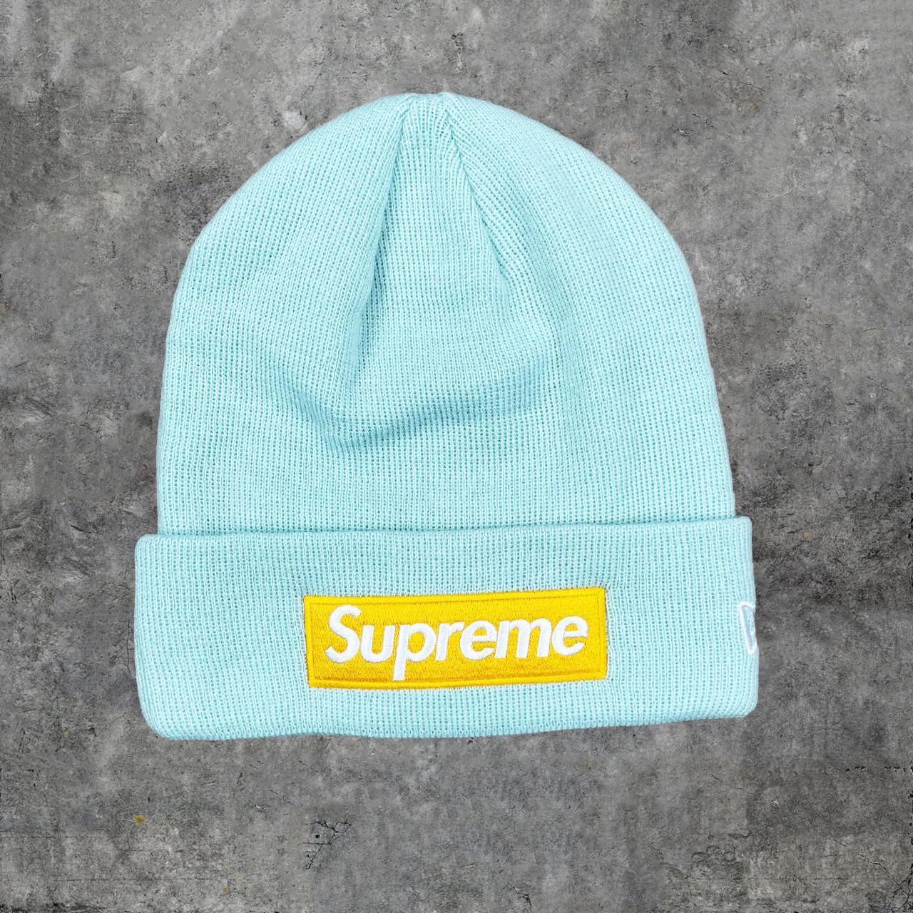 Supreme x New Era FW17 Box Logo Ice Blue - Main Image