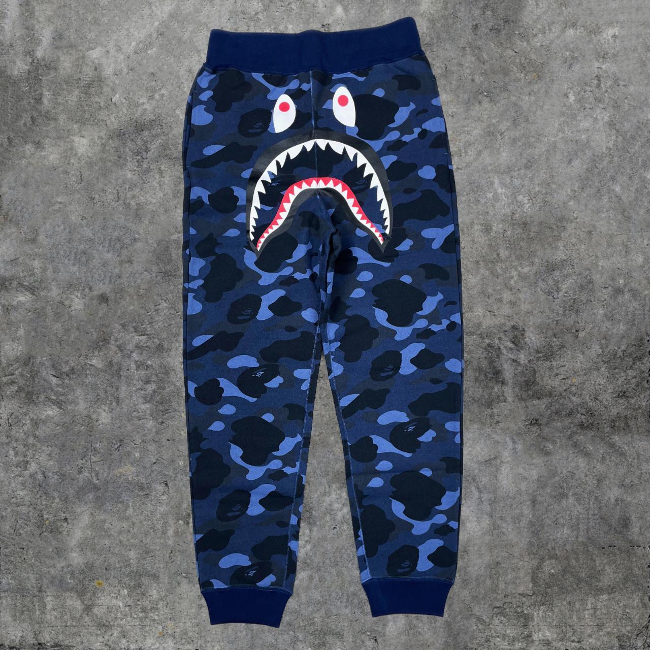 Blue bape joggers on sale