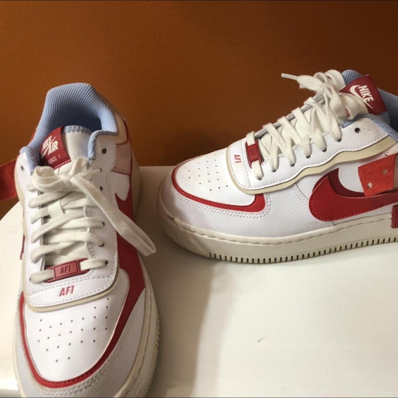 Nike air force one shadow Brand new only worn once... - Depop