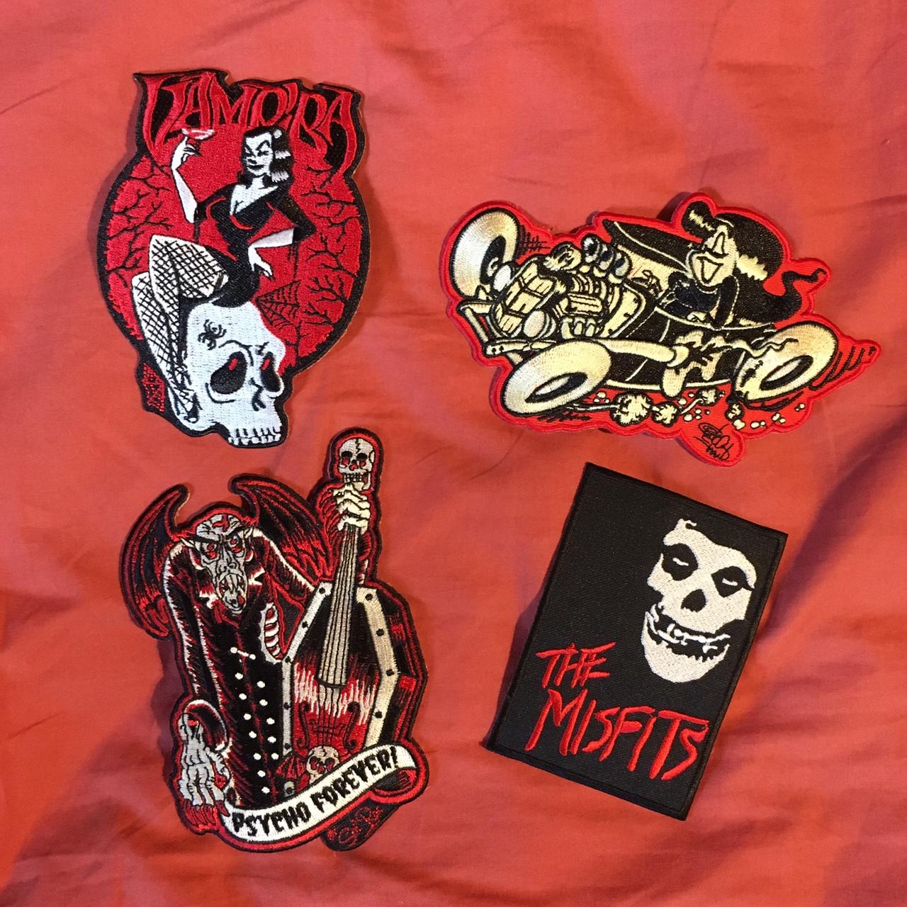 Psychobilly/Punk Iron On Patch set! DM for purchase - Depop