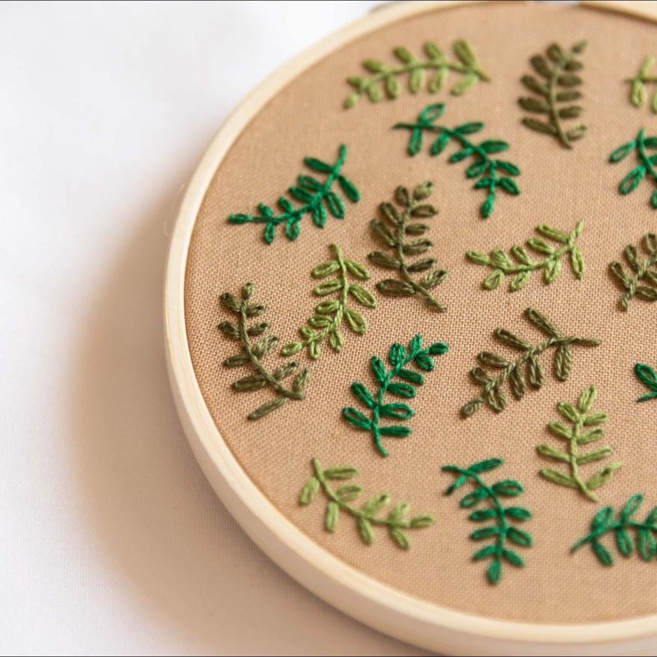 Hand Embroidery Hoop Art Decoration Scattered... Depop