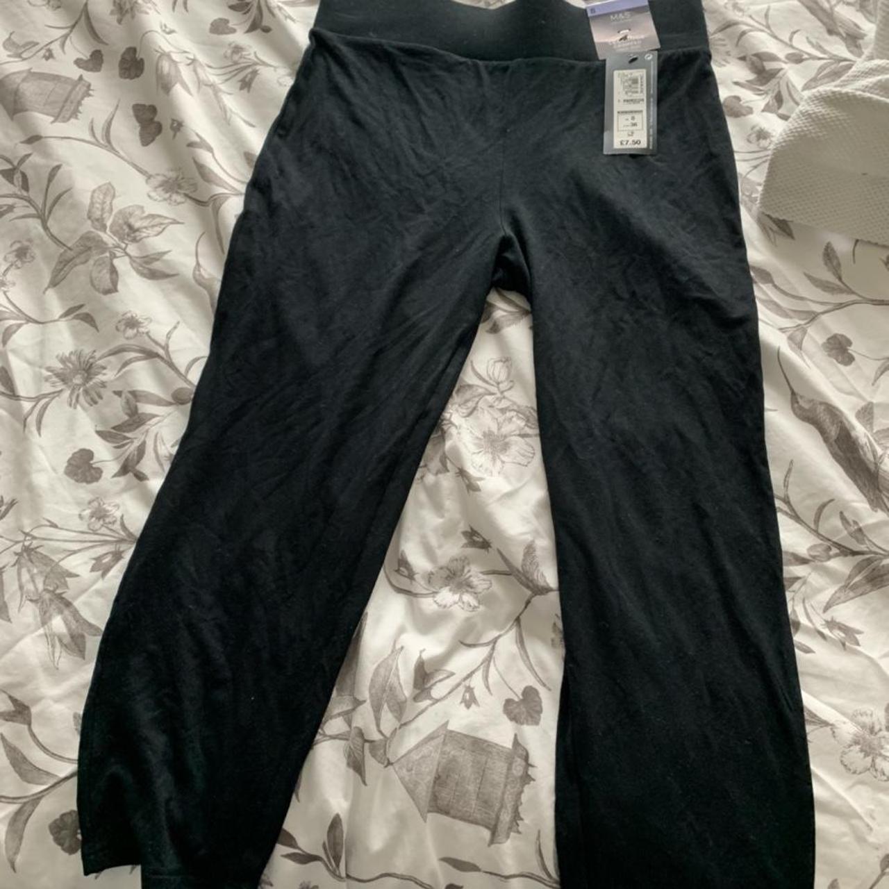M&S black high waist cropped leggings New with tags Depop