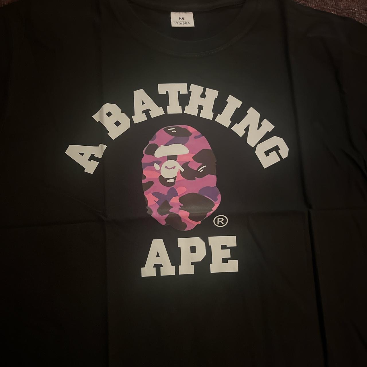 A Purple Bape tee size medium #bape #bathingape... - Depop