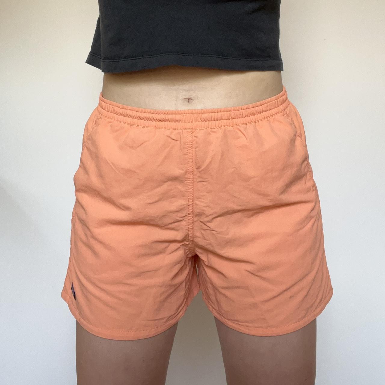 Patagonia Women's Orange Shorts Depop