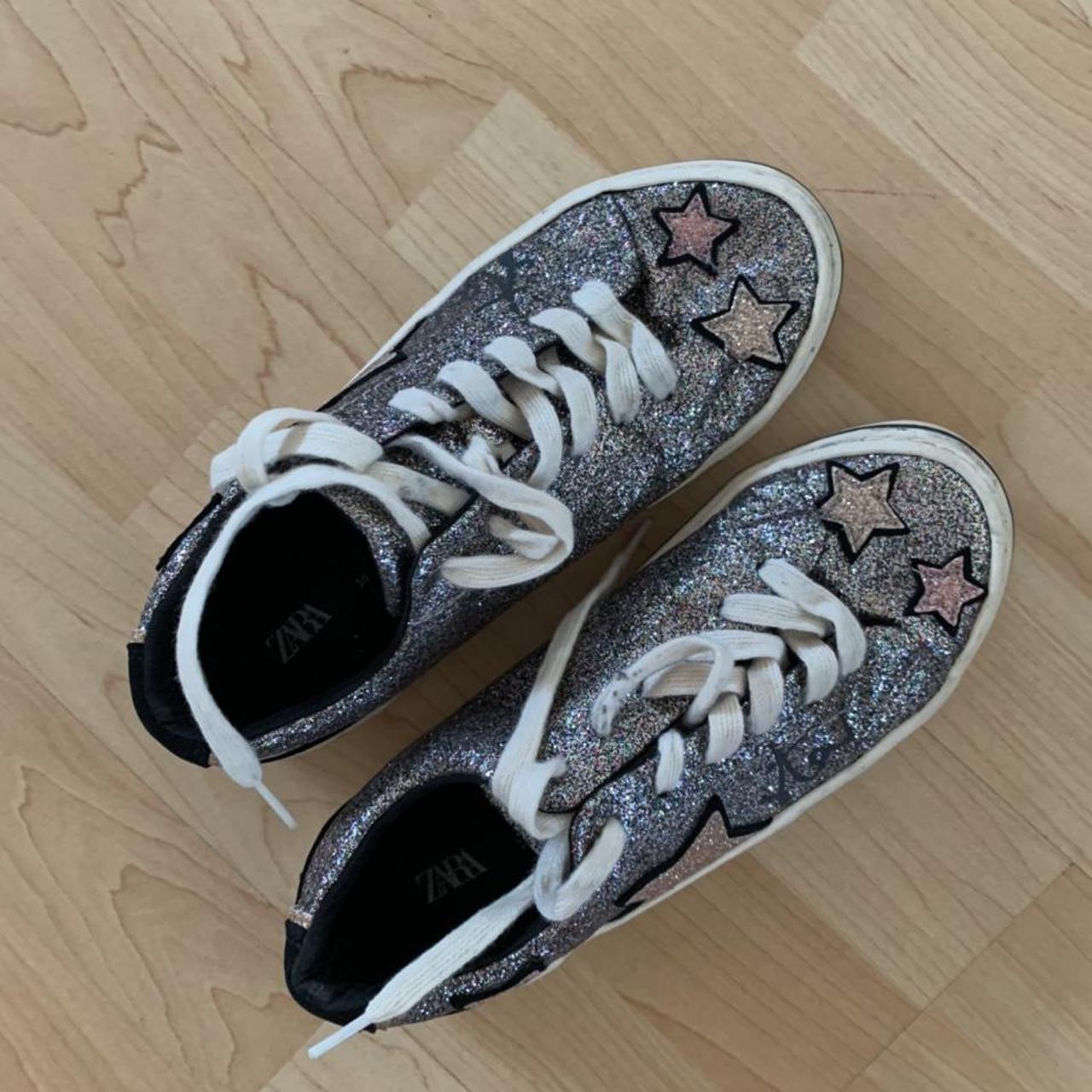 zara star sneakers